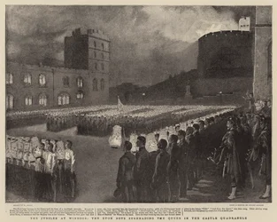 Jubilæet i Windsor, Eton Boys serenade dronningen i Castle Quadrangle